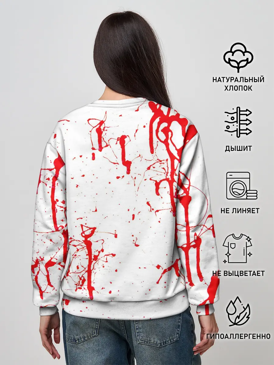 Женский свитшот / S.T.A.L.K.E.R. БРЫЗГИ КРОВИ