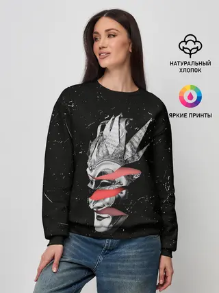 Женский свитшот / Mask Brejcha