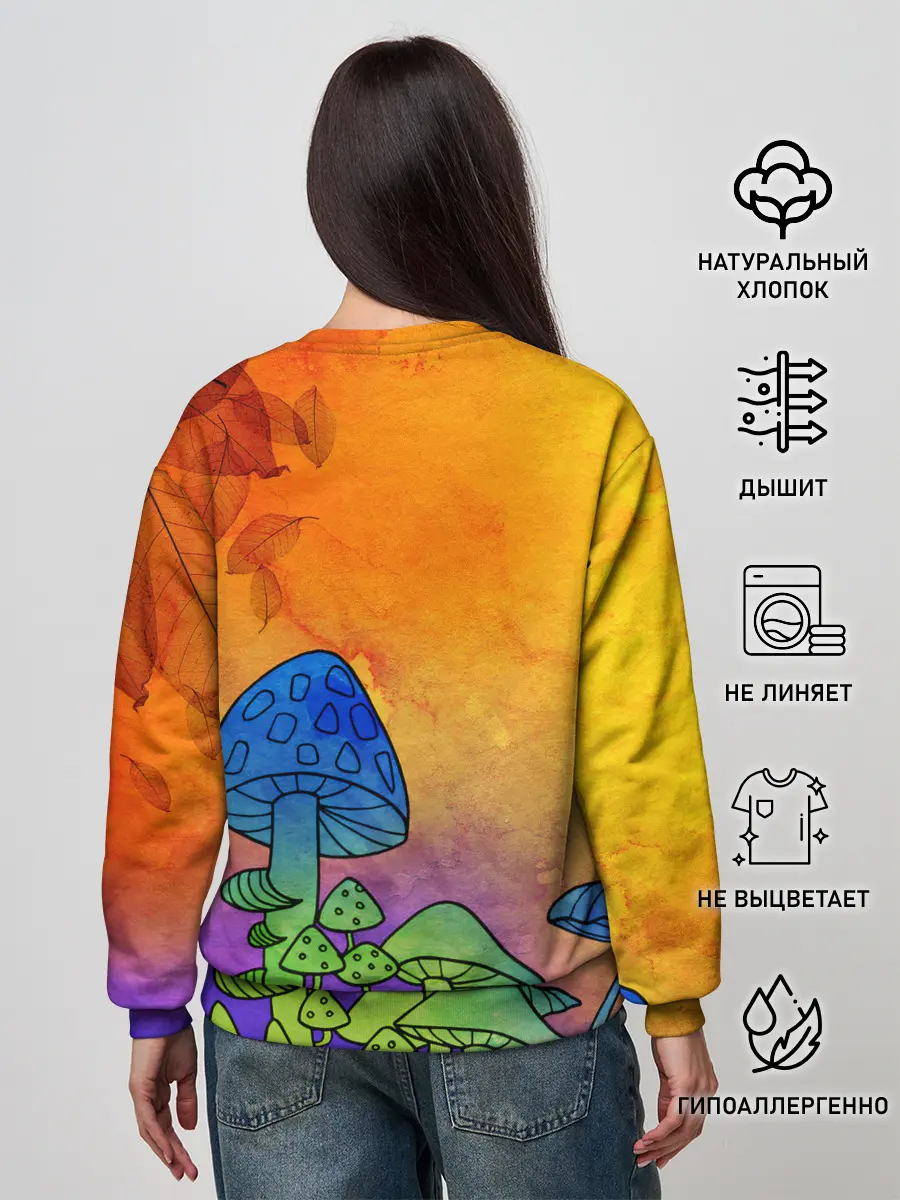 Женский свитшот / Заколдованный лес