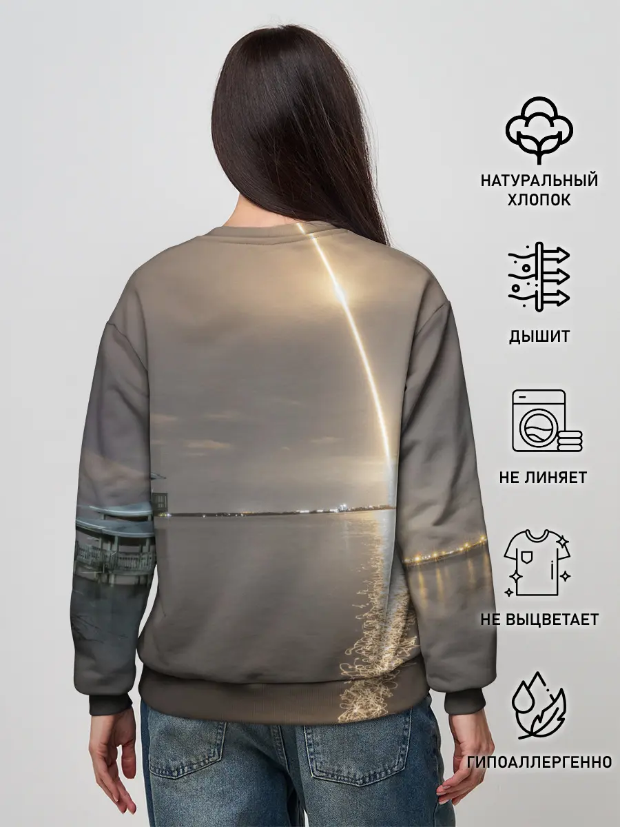 Женский свитшот / SpaceX Dragon 2