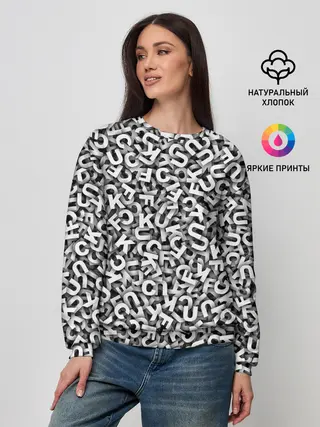 Женский свитшот / Буквы UKFC