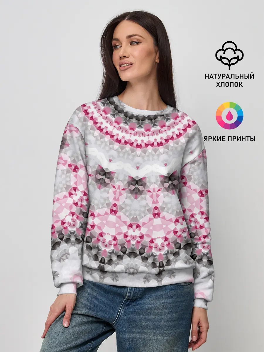 Женский свитшот / Абстрактный современный фон