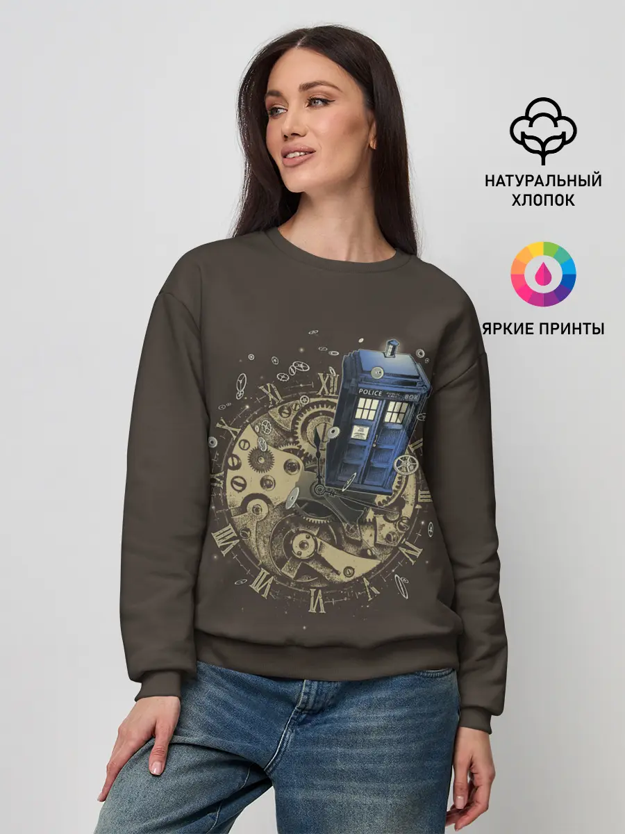 Женский свитшот / Tie to Tardis