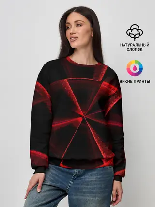 Женский свитшот / Атомный неон