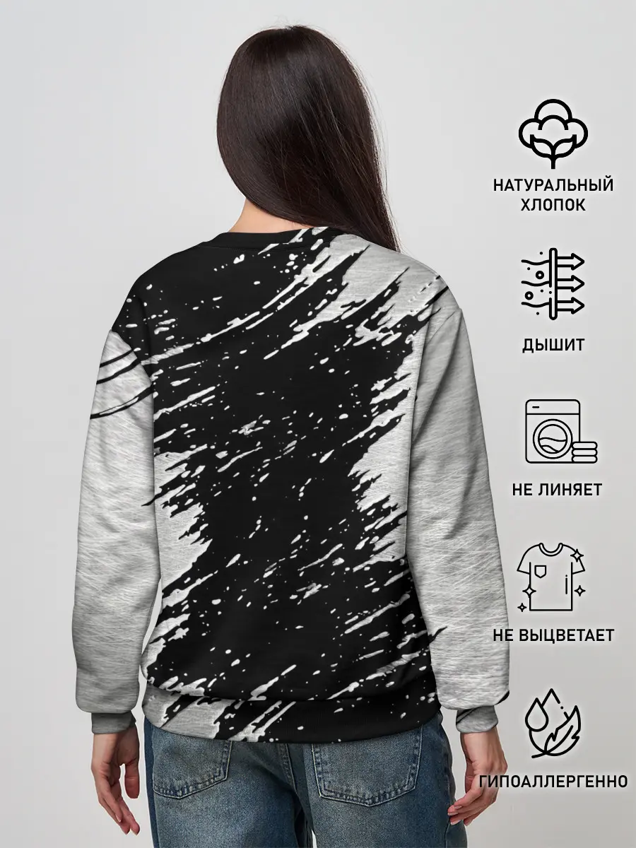 Женский свитшот / THE WITCHER LOGO STEEL