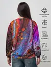 Женский свитшот / Брызги на камнях