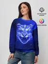 Женский свитшот / Космический тигр