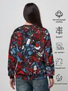 Женский свитшот / RedBlue stikers
