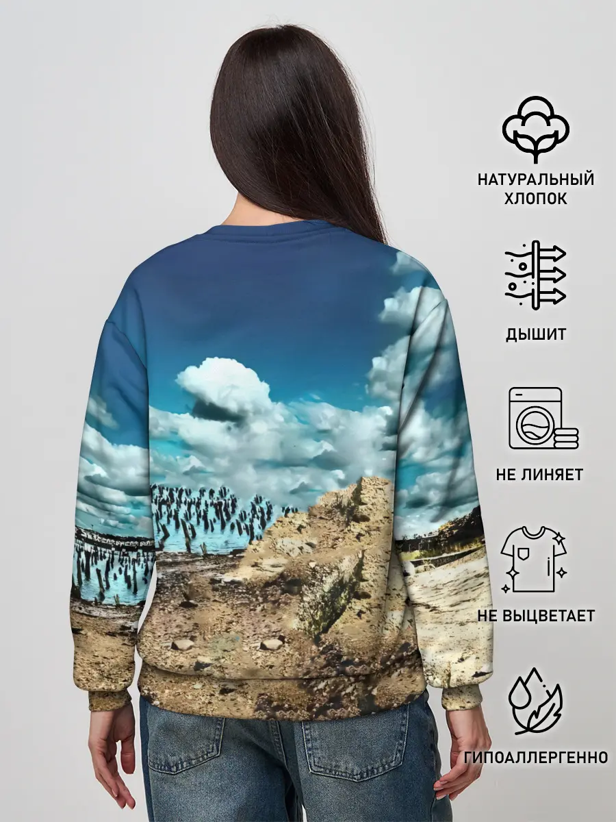 Женский свитшот / Мумий Тролль Владивосток 2000