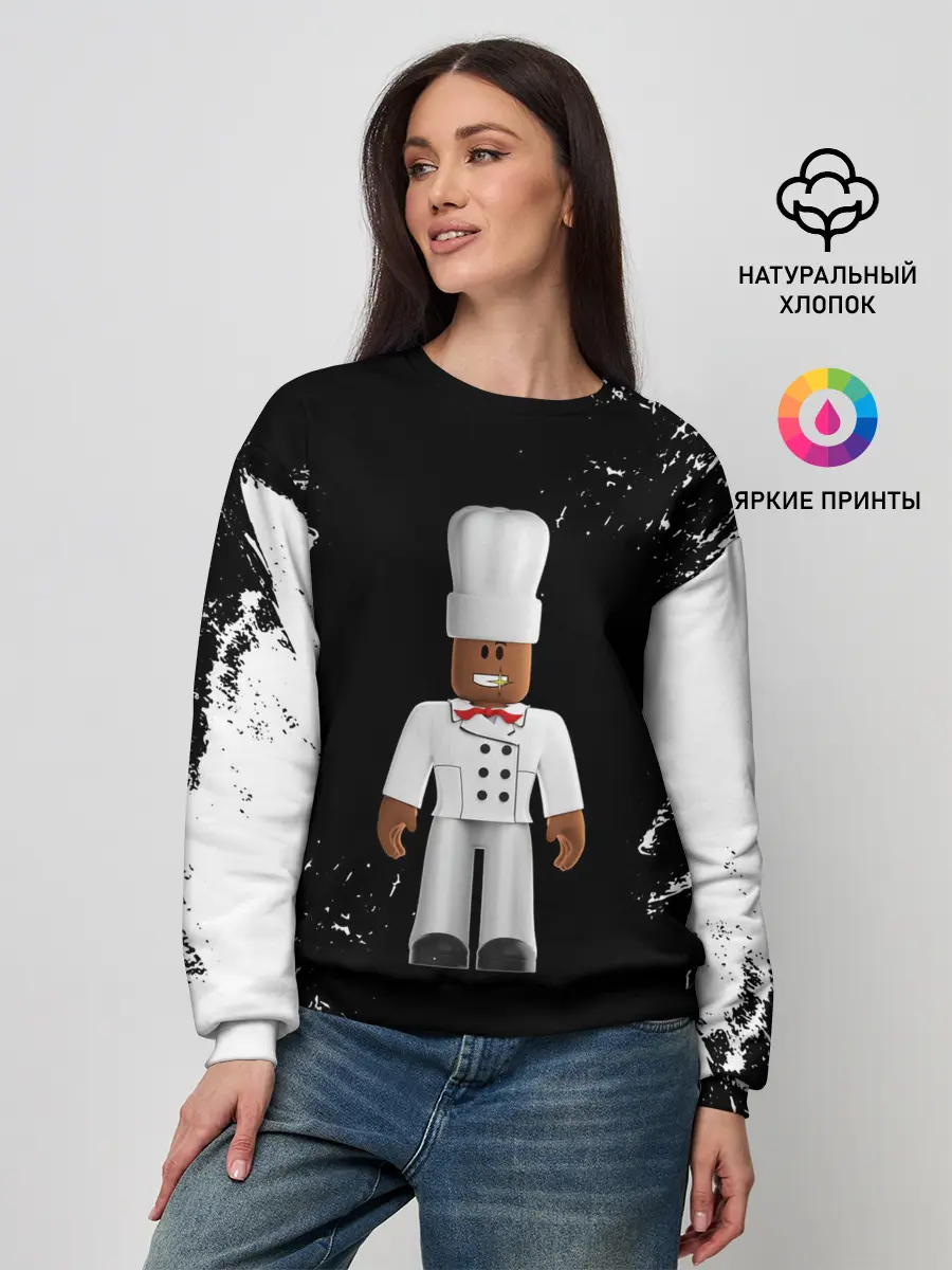 Женский свитшот / ROBLOX | РОБЛОКС | LOGO