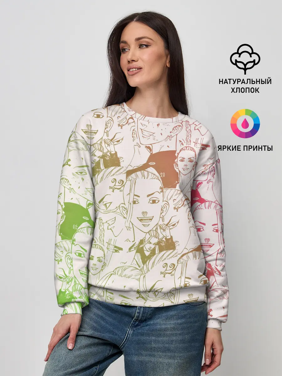 Женский свитшот / ДОРАКЕН Токийские Мстители