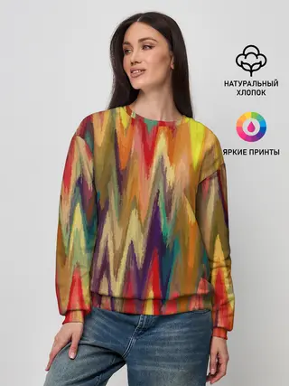 Женский свитшот / Секрет иката