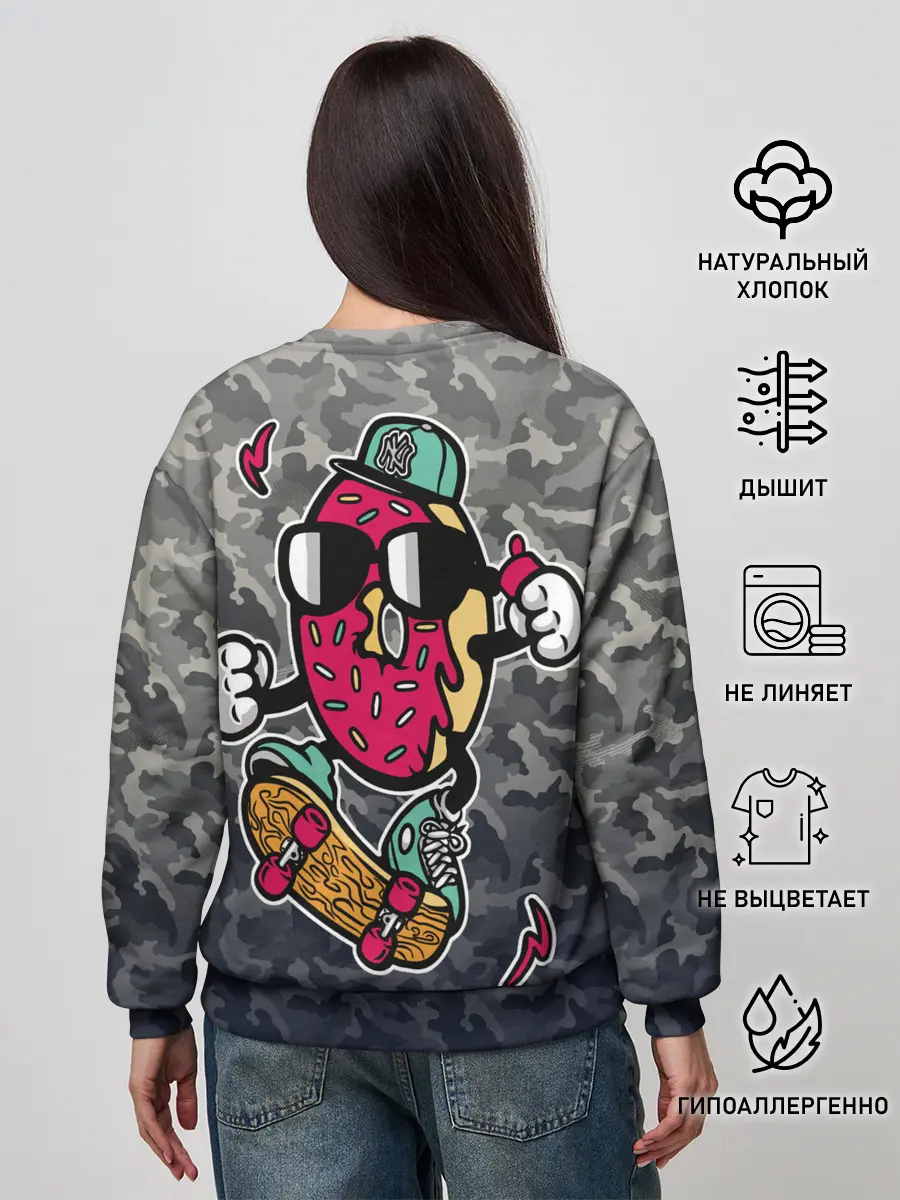 Женский свитшот / Donut