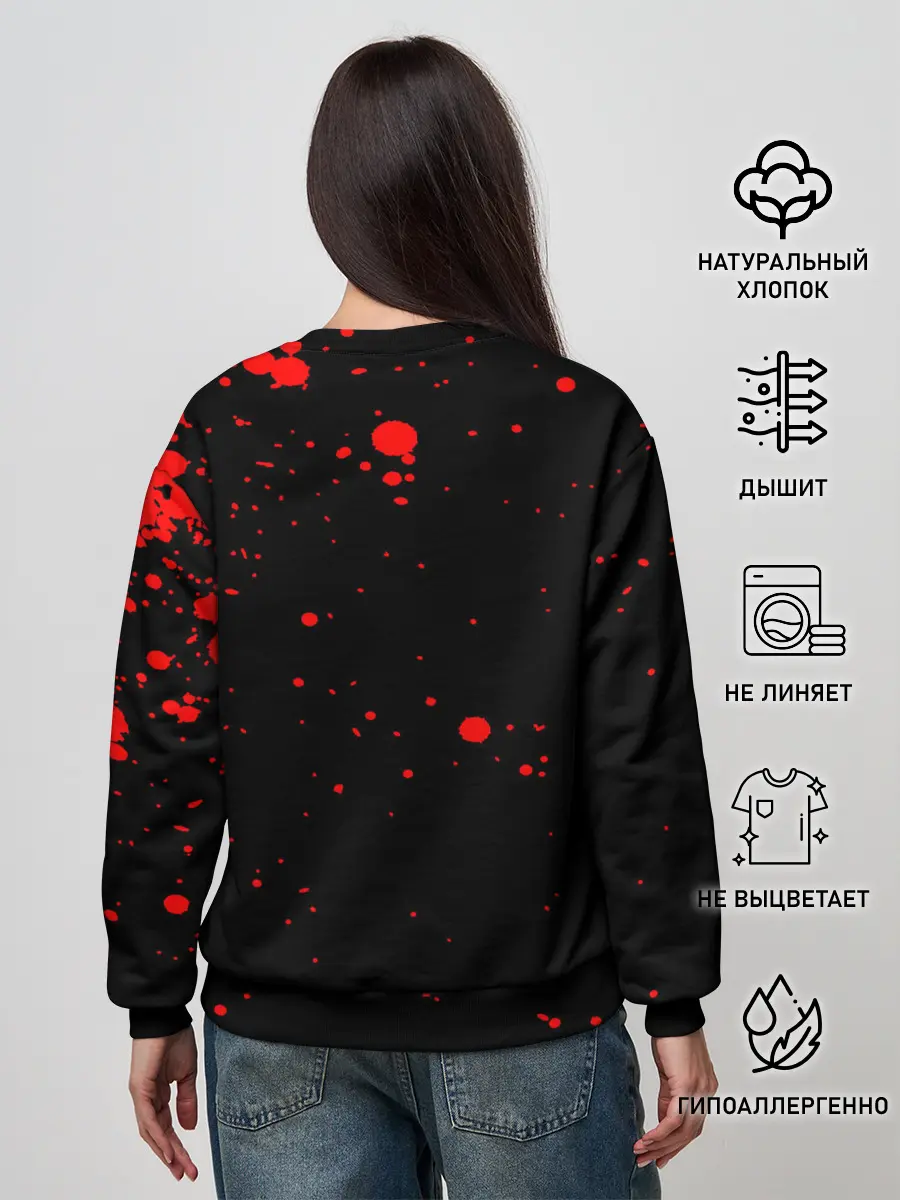 Женский свитшот / Кровавая луна Магическая битва