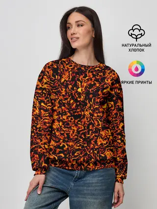 Женский свитшот / Лавовое расторжение