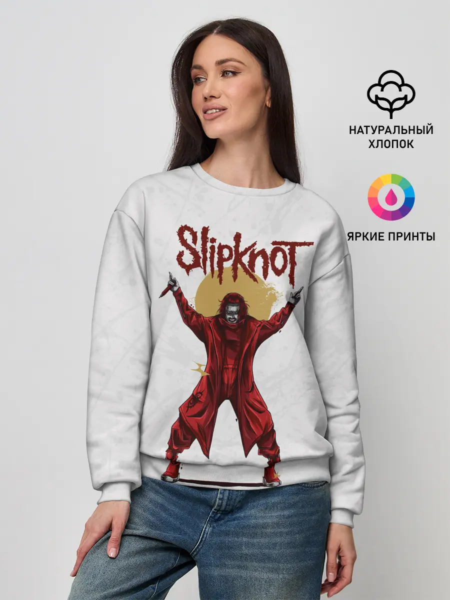 Женский свитшот / COREY TAYLOR | SLIPKNOT | СЛИПКНОТ
