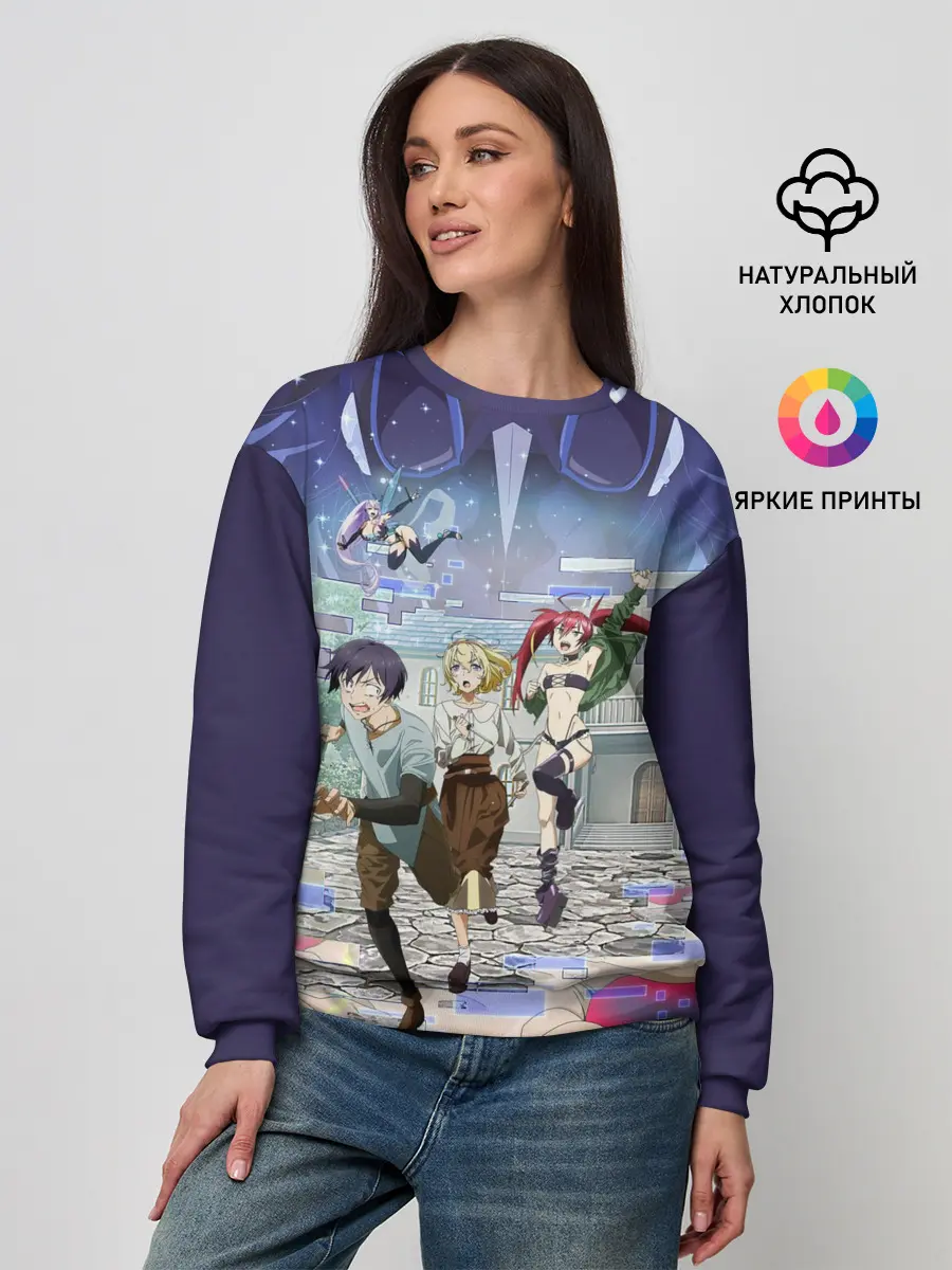 Женский свитшот / Full Dive RPG Poster