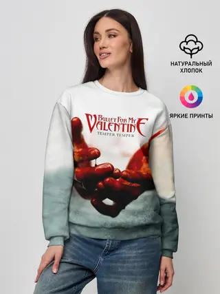 Женский свитшот / Temper Temper - Bullet For My Valentine