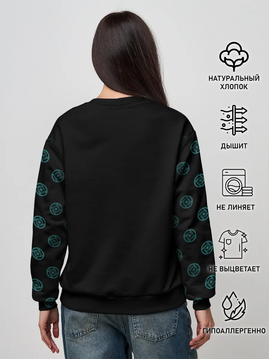 Женский свитшот / Годжо Сатору Магическая битва