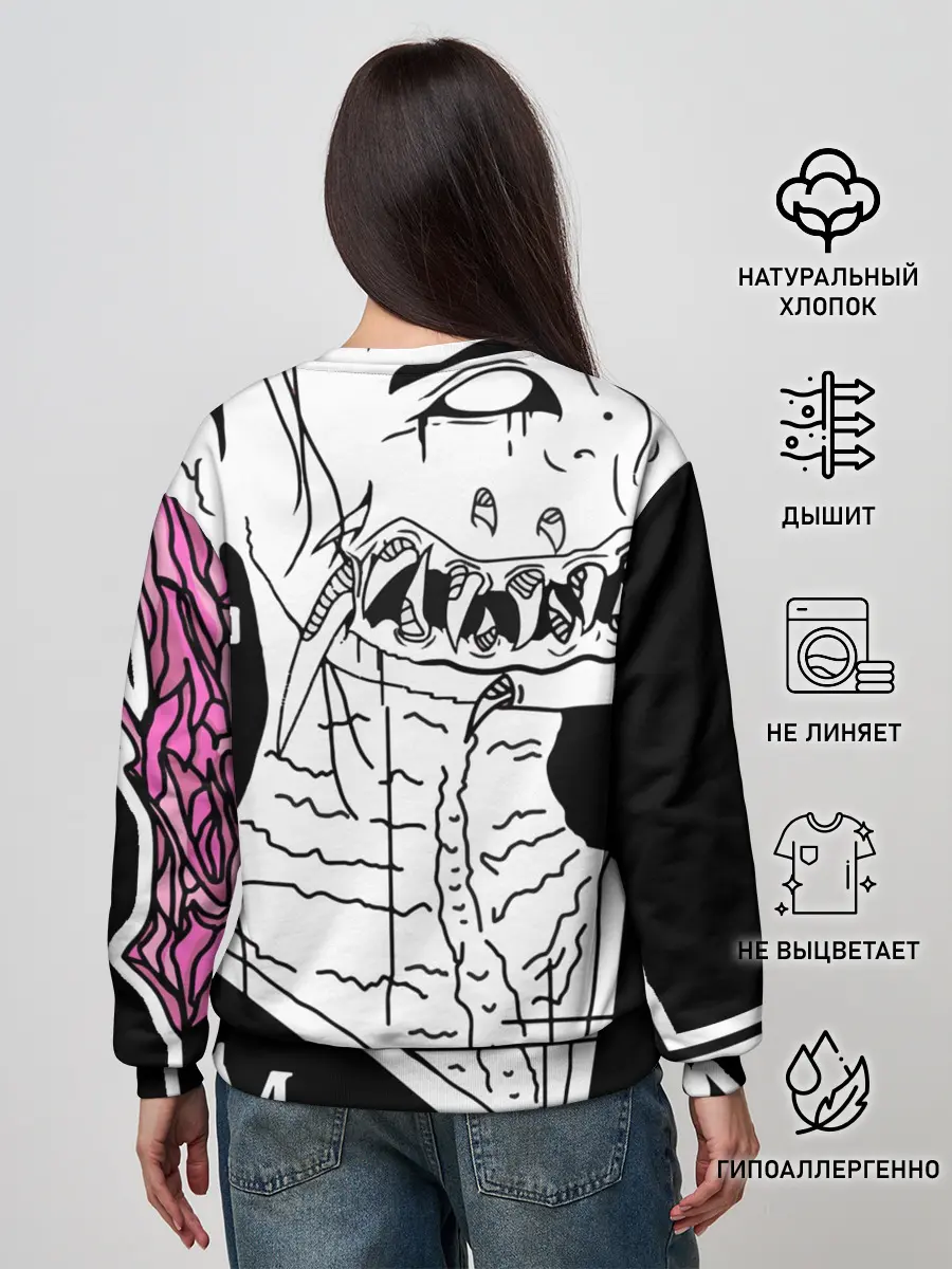 Женский свитшот / DEMON HELLTREST