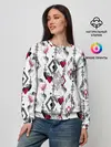 Женский свитшот / Абстрактный современный узор