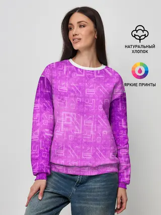 Женский свитшот / FORTNITE PINK | ФОРТНАЙТ