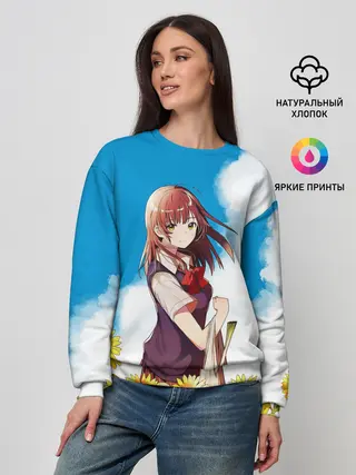 Женский свитшот / Саю и Подсолнухи