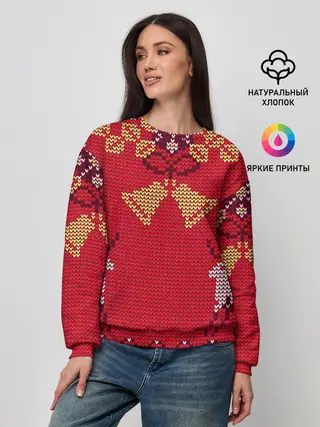 Женский свитшот / Олени