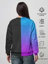 Женский свитшот / Gradient emoji