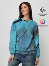 Женский свитшот / Перья попугая