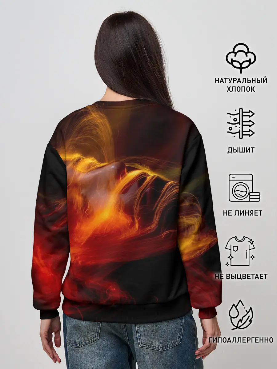 Женский свитшот / Fire Girl