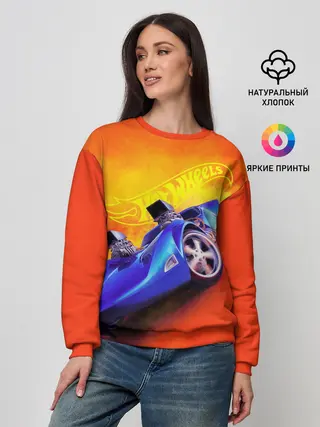 Женский свитшот / Hot Wheels. Хот Вилс