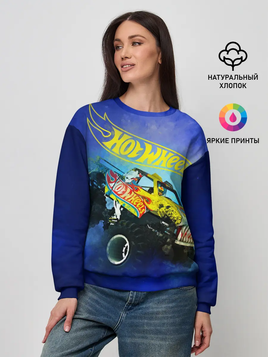 Женский свитшот / Hot Wheels. Хот Вилс