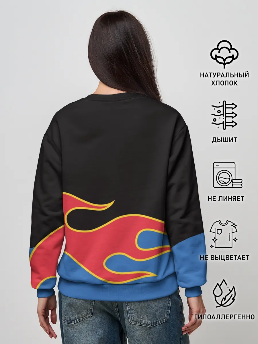 Женский свитшот / Hot Wheels. Хот Вилс