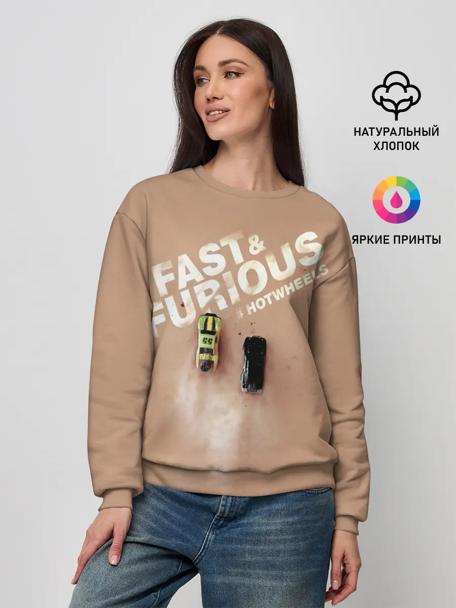 Женский свитшот / Hot Wheels. Хот Вилс