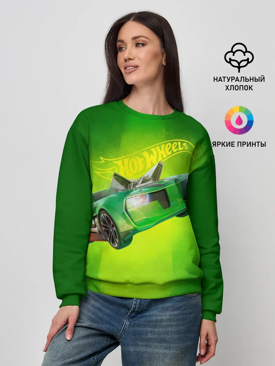 Женский свитшот / Hot Wheels. Хот Вилс