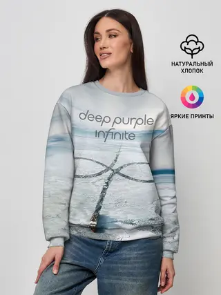 Женский свитшот / Infinite - Deep Purple