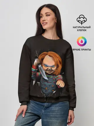 Женский свитшот / КУКЛА ЧАКИ