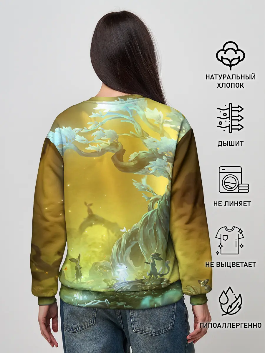 Женский свитшот / Ori | Ori and the Will of the Wisps