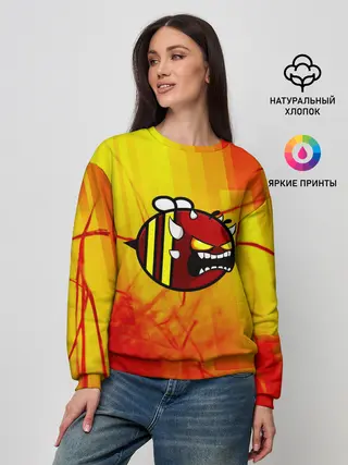 Женский свитшот / Geometry Dash | Red Demon