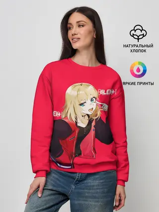 Женский свитшот / Kawai Rika. Bleh
