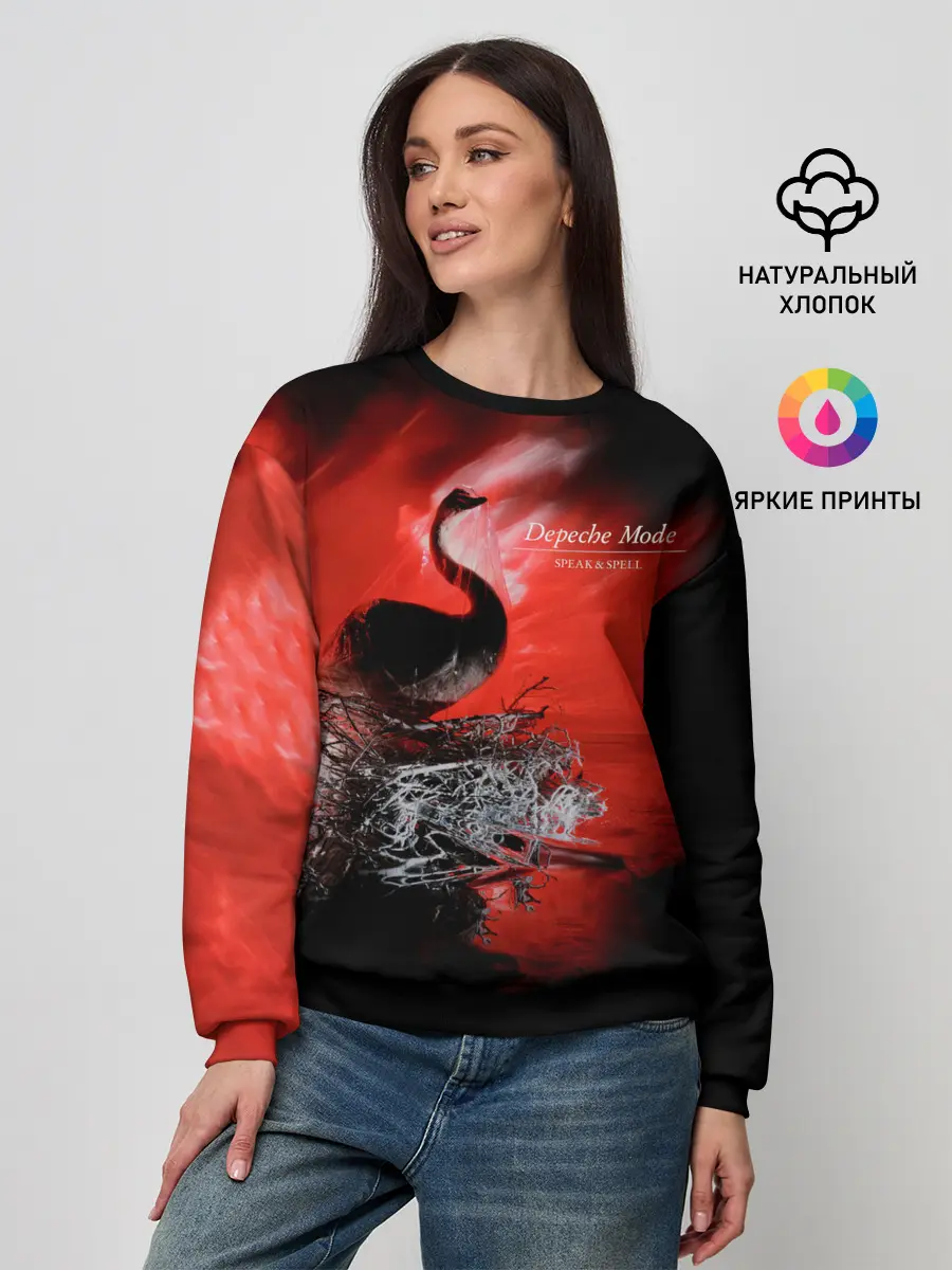 Женский свитшот / Speak & Spell - Depeche Mode