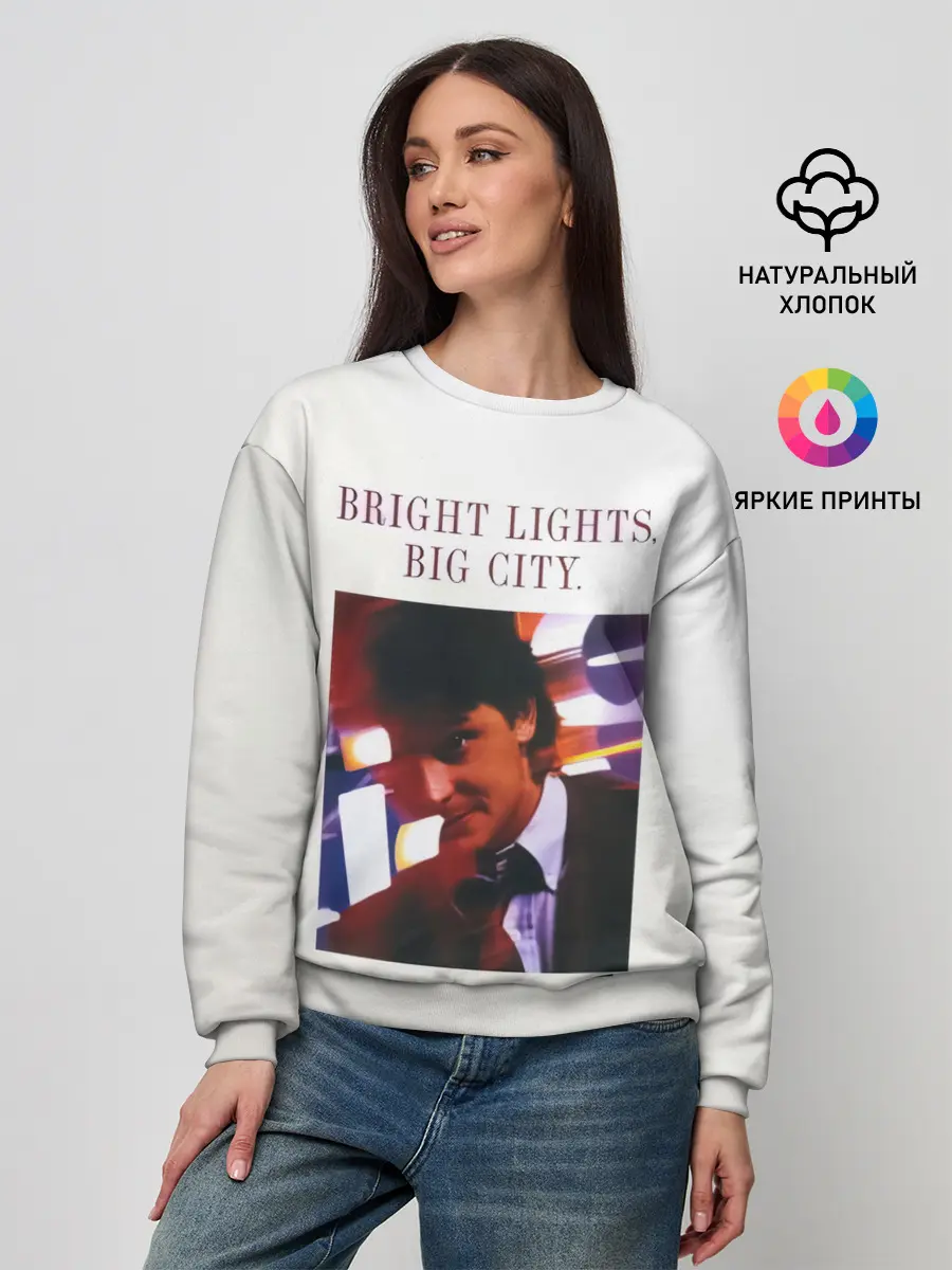 Женский свитшот / Bright Lights, Big City - Depeche Mode
