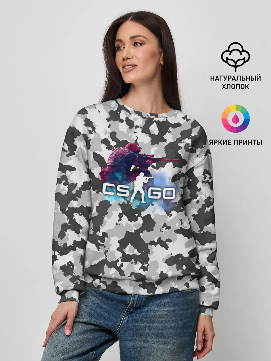 Женский свитшот / Хэдшoт-CS:GO