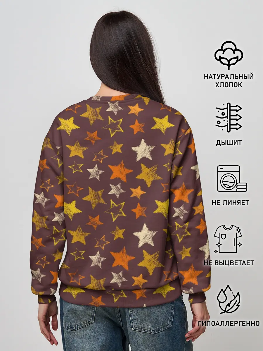 Женский свитшот / Череп-тыква