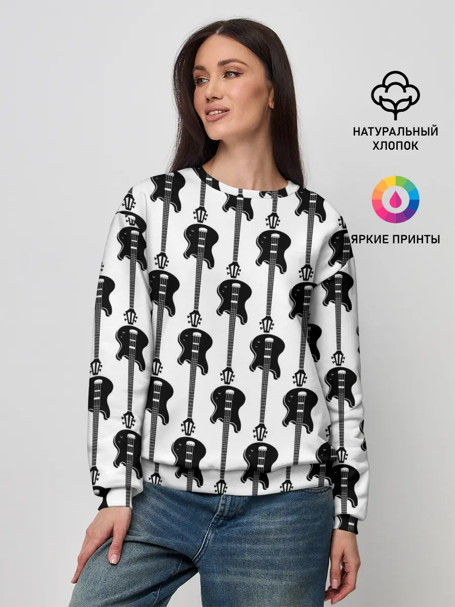 Женский свитшот / GUITAR ELECTRIC
