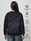 Женский свитшот / СТАЛЬНАЯ СЕТКА НЕОН | STEEL MESH NEON