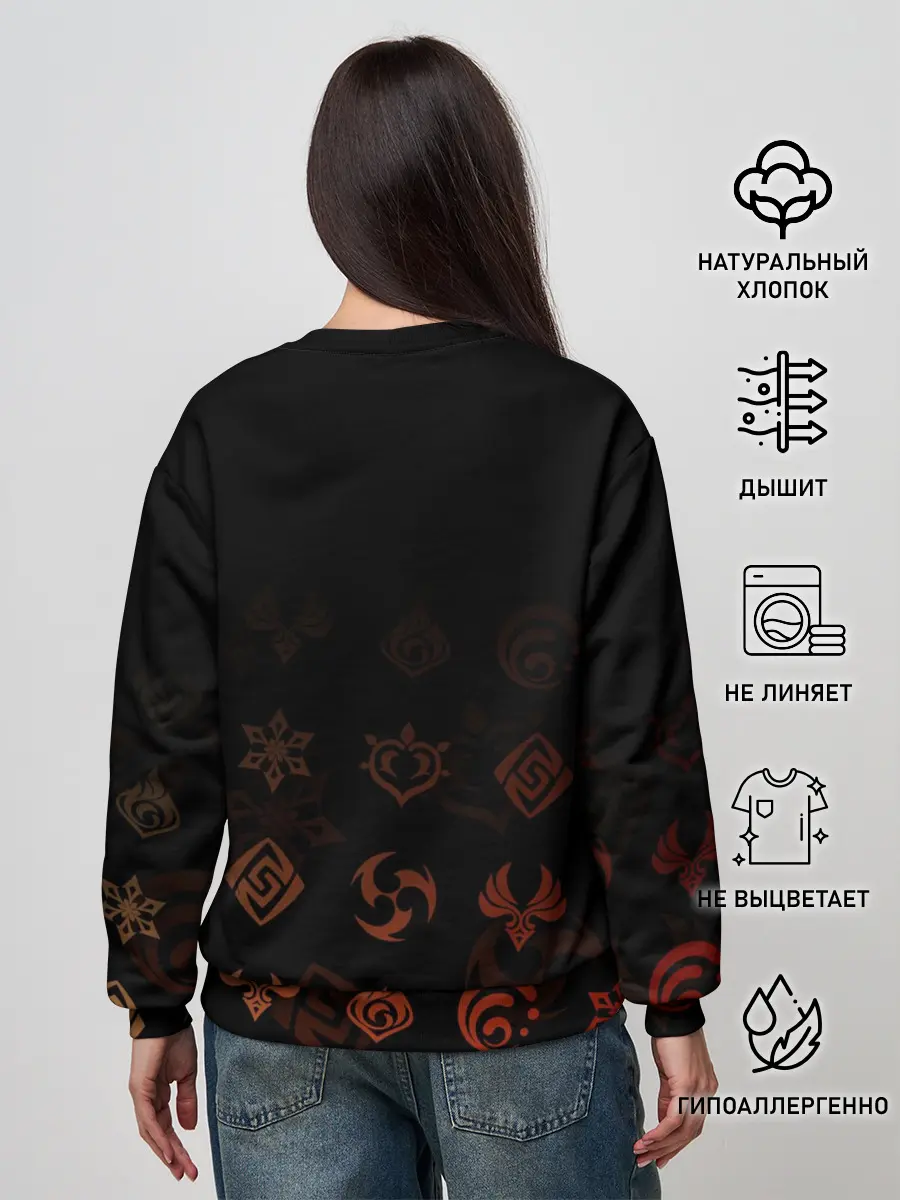 Женский свитшот / Эмбер / Genshin Impact