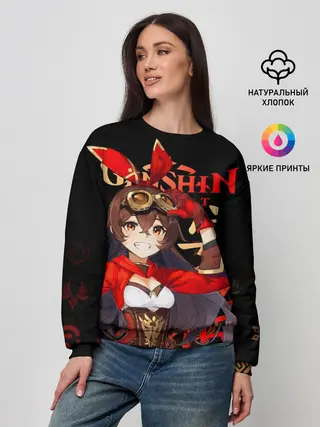 Женский свитшот / Эмбер / Genshin Impact