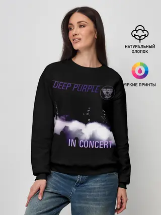 Женский свитшот / Live at Long Beach 1976 - Deep Purple